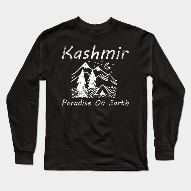 Kashmir Paradise On Earth Save Kashmir Before Making Hell Long Sleeve T-Shirt by mangobanana
